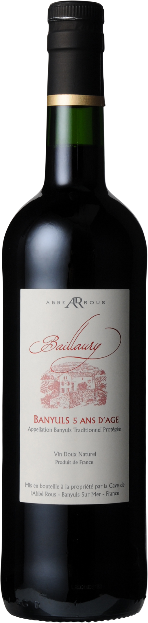 Banyuls - Domaine Baillaury 5 ans